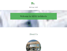 Tablet Screenshot of mdmarchitects.net
